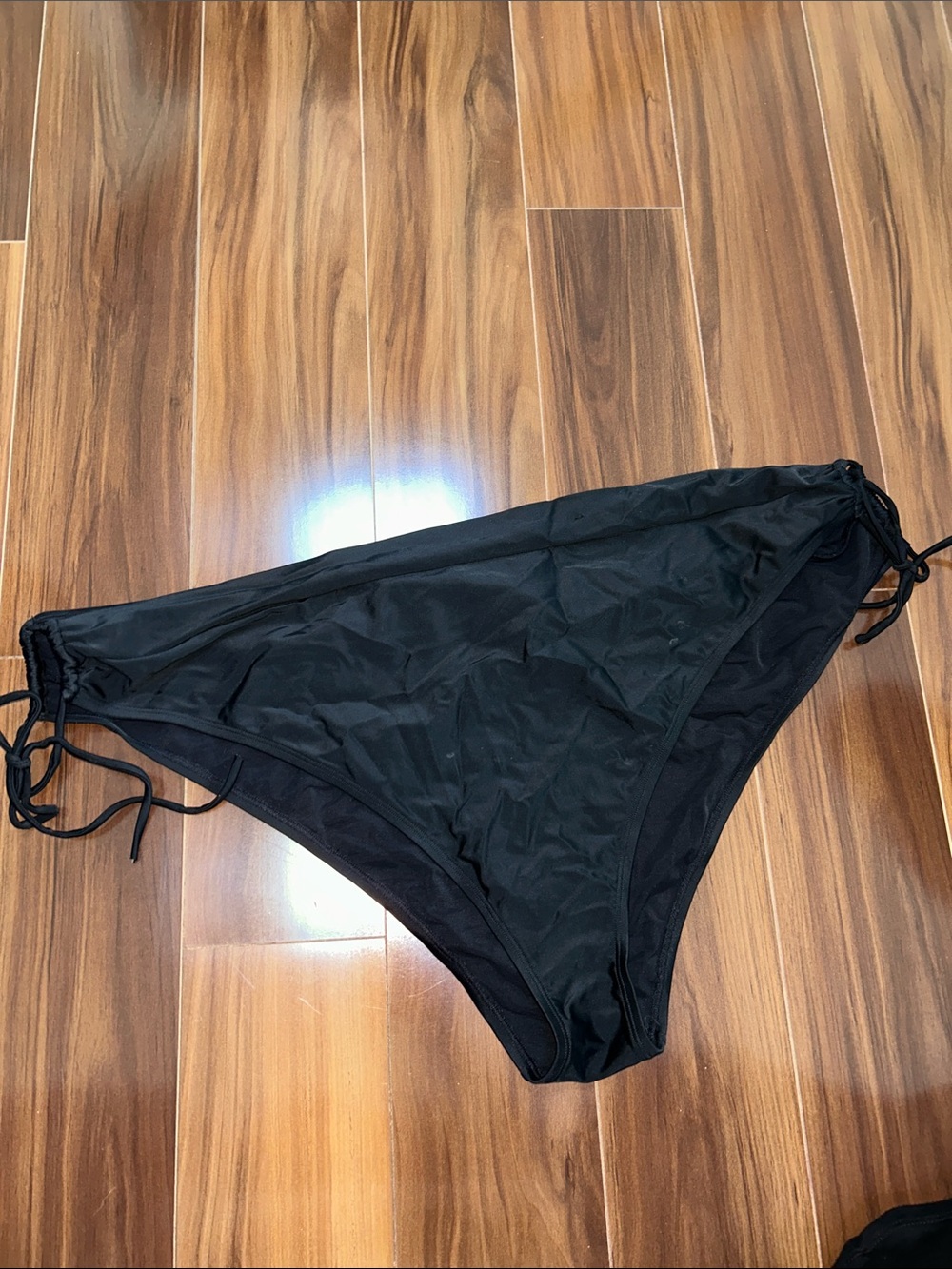 Size 4 Torrid Black cheeky bikini swim bottoms